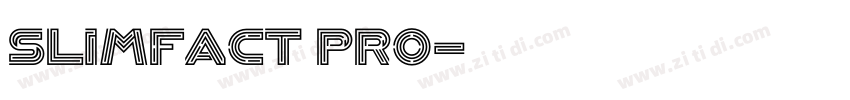 Slimfact Pro字体转换